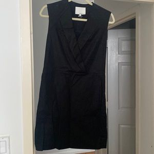 3.1 PHILIP LIM TUXEDO DRESS - BLACK